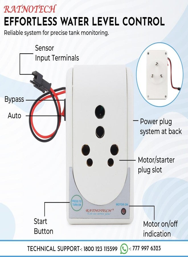 RATNOTECH Semi Automatic Water Level Controller for all type of Motor - Image 5